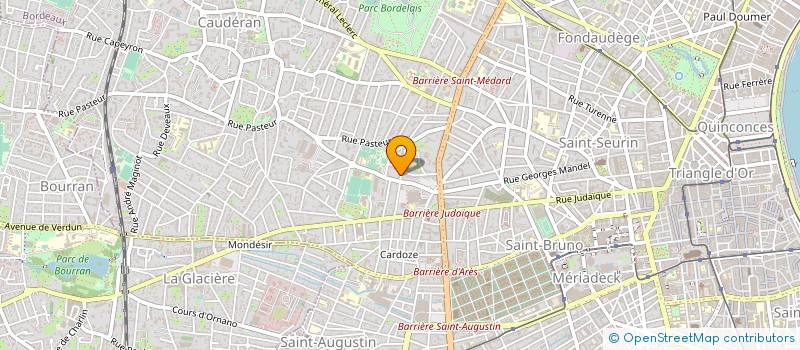 localisation de l'entreprise TRAITS D UNION CONSEILS  BORDEAUX