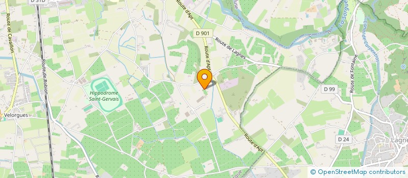 localisation de l'entreprise TRAITS D'UNIONS  L'ISLE-SUR-LA-SORGUE