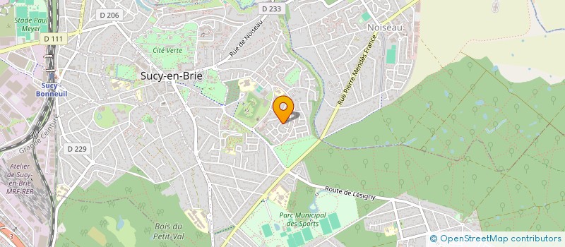 localisation de l'entreprise TRAITS DE PLUME SARL  SUCY-EN-BRIE