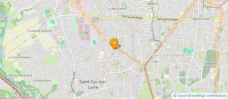 localisation de l'entreprise TRAITS SAUVAGES  SAINT-CYR-SUR-LOIRE