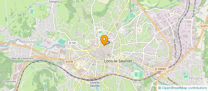 localisation de l'entreprise TRAJECT' AUTO - ECOLE à LONS LE SAUNIER