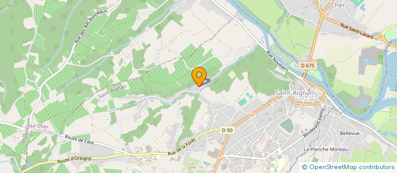 localisation de l'entreprise TRAJECTIVITE CENTRE à SAINT-AIGNAN