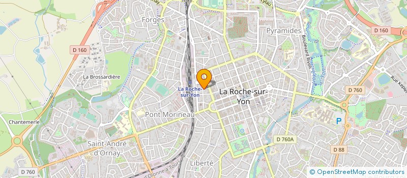 localisation de l'entreprise TRAJECTOIRE à LA ROCHE-SUR-YON
