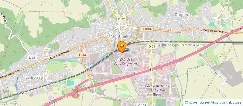 localisation de l'entreprise TRAJECTOIRE à MONTLUEL