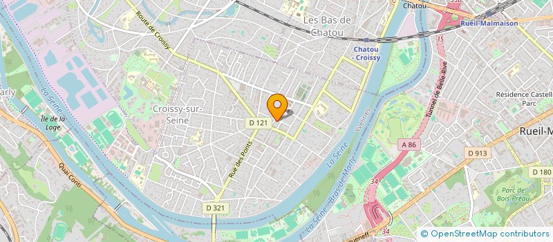 localisation de l'entreprise TRAJECTOIRE  CROISSY-SUR-SEINE