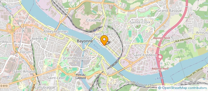 localisation de l'entreprise TRAJECTOIRE AMO à BAYONNE