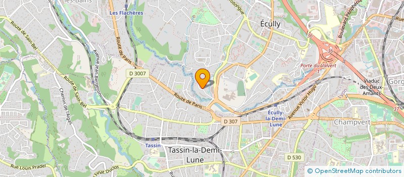 localisation de l'entreprise TRAJECTOIRE AUDIT ET CONSEIL à ECULLY