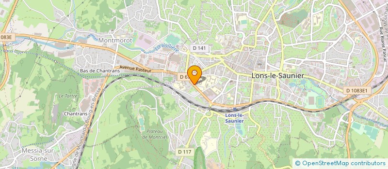 localisation de l'entreprise TRAJECTOIRE ECONOMIK à LONS-LE-SAUNIER