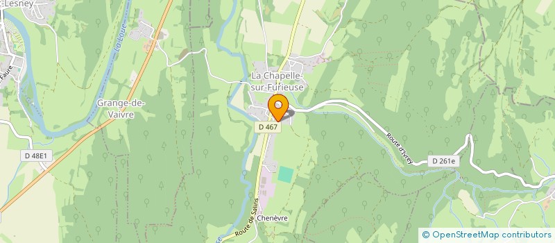 localisation de l'entreprise TRAJECTOIRE FORMATIONS TECHNIQUES  LA CHAPELLE-SUR-FURIEUSE