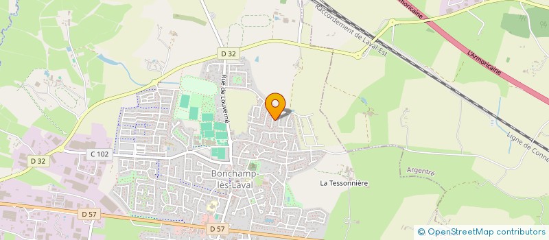 localisation de l'entreprise TRAJECTOIRE OBJECTIF PERFORMANCE  BONCHAMP-LES-LAVAL