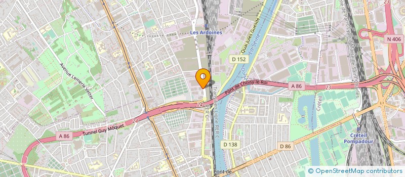localisation de l'entreprise TRAJECTOIRE SIGNALETIQUE à VITRY-SUR-SEINE
