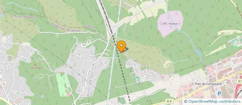localisation de l'entreprise TRAJECTOIRES à LES PENNES-MIRABEAU