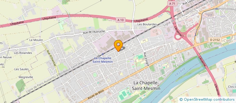 localisation de l'entreprise TRAJECTOIRES à LA CHAPELLE-SAINT-MESMIN