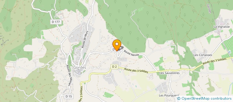 localisation de l'entreprise TRAJECTUS  GORDES