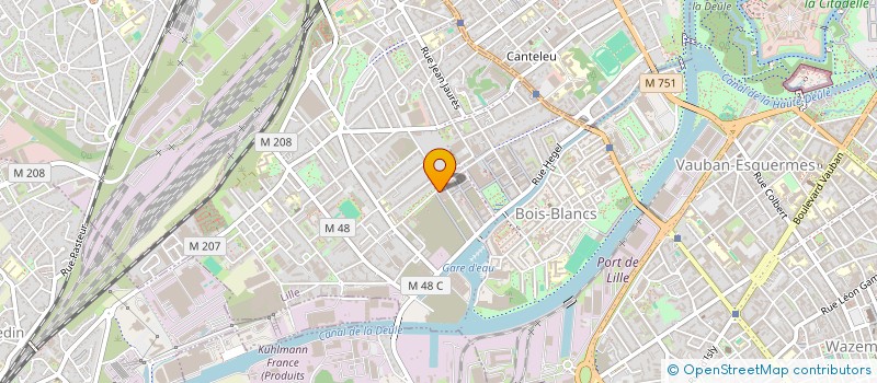 localisation de l'entreprise TRAJEO'H NORD PICARDIE à LILLE