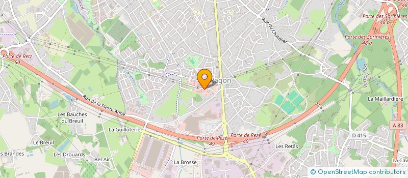 localisation de l'entreprise TRAJET à REZE