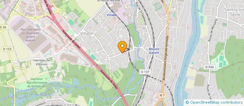 localisation de l'entreprise TRAJET DIRECT ESPACE  VILLABE