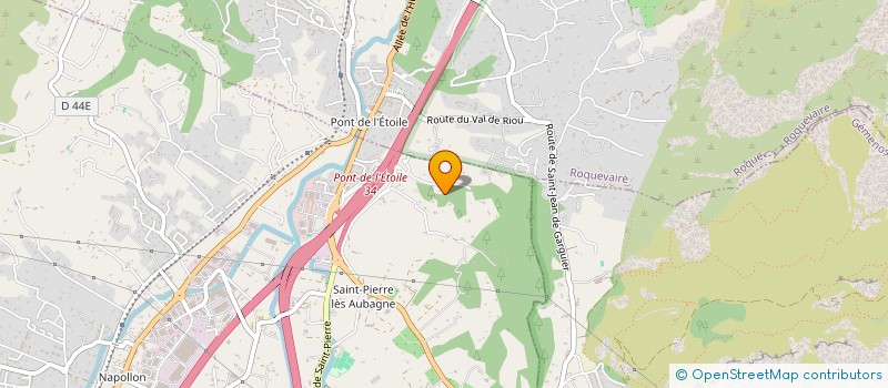 localisation de l'entreprise TRAJET SUR  AUBAGNE