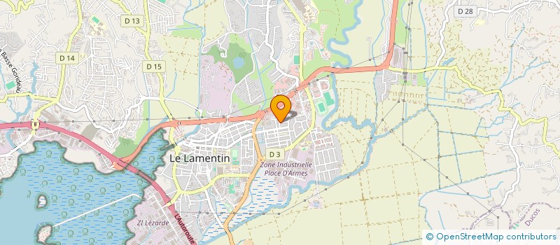 localisation de l'entreprise TRAJETS - D.O.M. à LE LAMENTIN