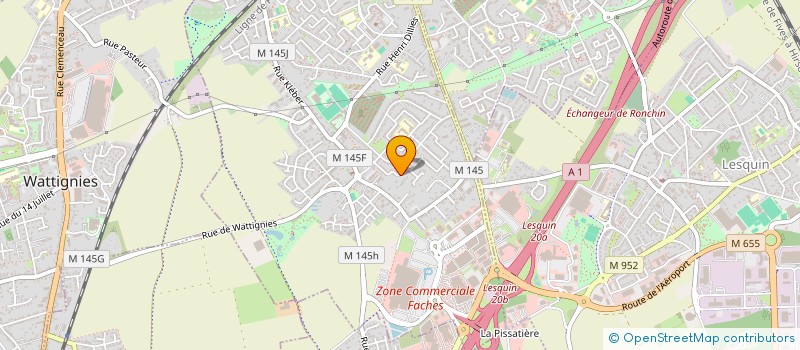 localisation de l'entreprise TRAKER ESPORT  FACHES-THUMESNIL