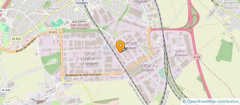 localisation de l'entreprise TRAKO à FRETIN