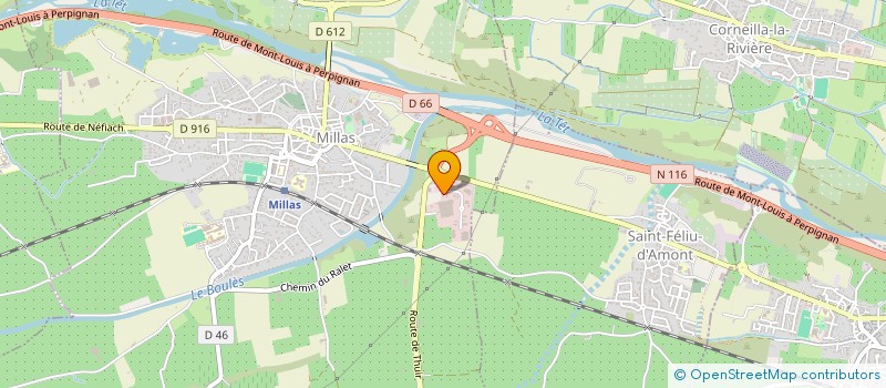 localisation de l'entreprise TRAKSHOR INVEST  MILLAS