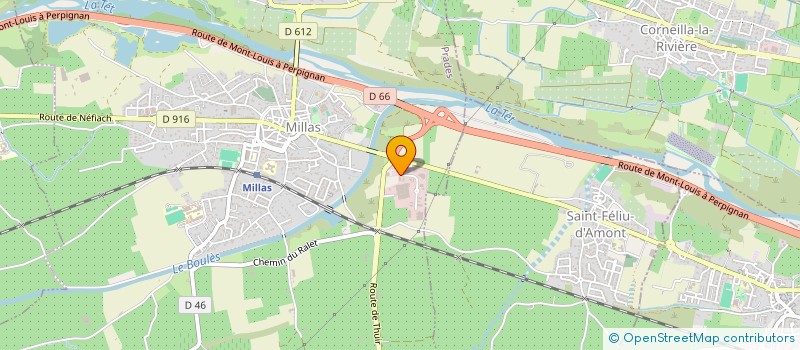 localisation de l'entreprise TRAKSHOR PATRIMOINE  MILLAS