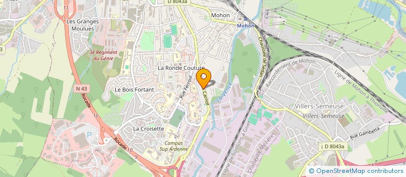 localisation de l'entreprise TRALAL' AIR  CHARLEVILLE-MEZIERES