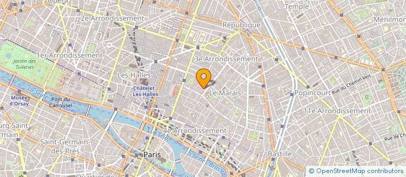 localisation de l'entreprise TRALALERE à PARIS