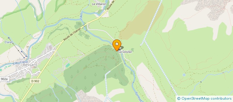 localisation de l'entreprise TRALENTA  BONNEVAL-SUR-ARC