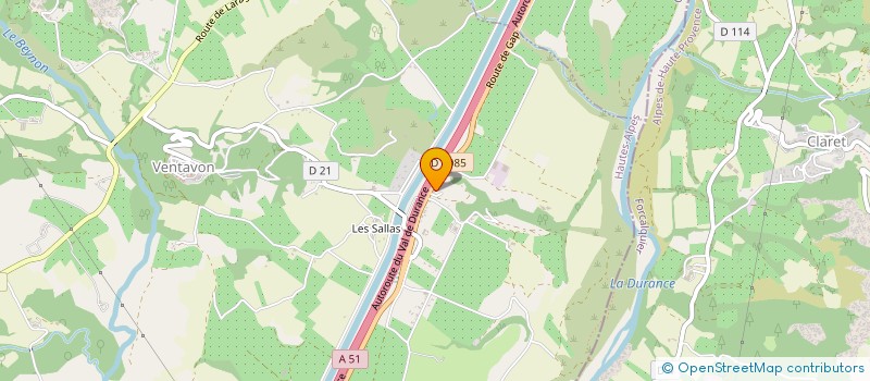 localisation de l'entreprise TRALES  VENTAVON