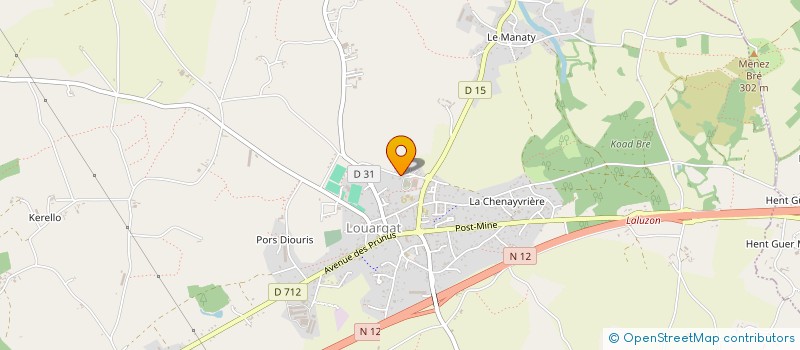 localisation de l'entreprise TRALIE à LOUARGAT