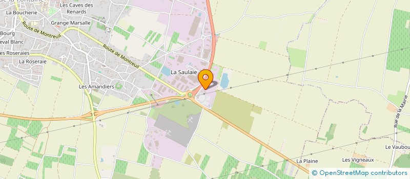 localisation de l'entreprise TRALLIA TRANSPORTS LOIRE LIQUIDE AGRO ALIMENTAIRE à DOUE-EN-ANJOU