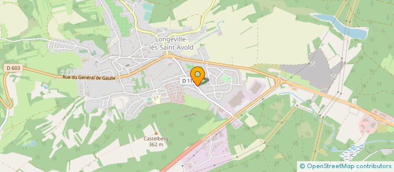 localisation de l'entreprise TRALOR SA S N à LONGEVILLE-LES-SAINT-AVOLD