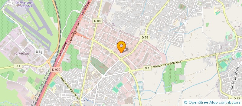 localisation de l'entreprise TRALYS à PERPIGNAN