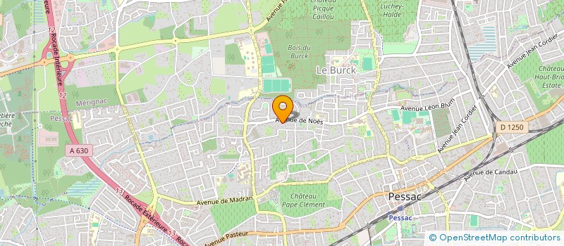 localisation de l'entreprise TRAM  PESSAC