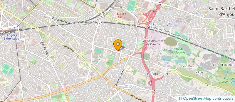 localisation de l'entreprise TRAM  ANGERS