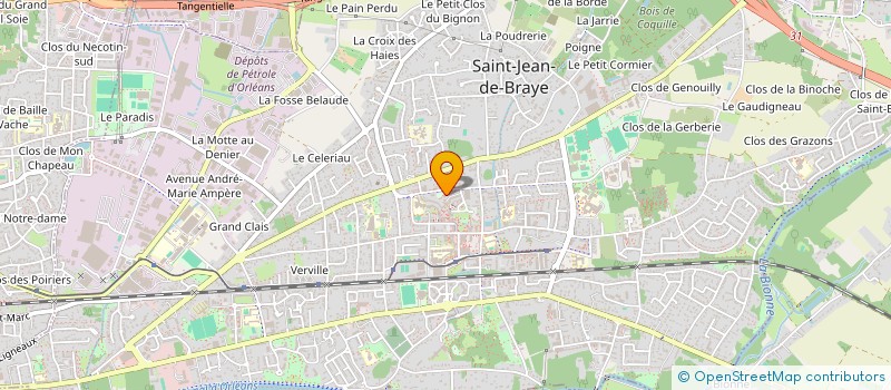 localisation de l'entreprise TRAM ENERGIE PLOMBERIE à SAINT-JEAN-DE-BRAYE