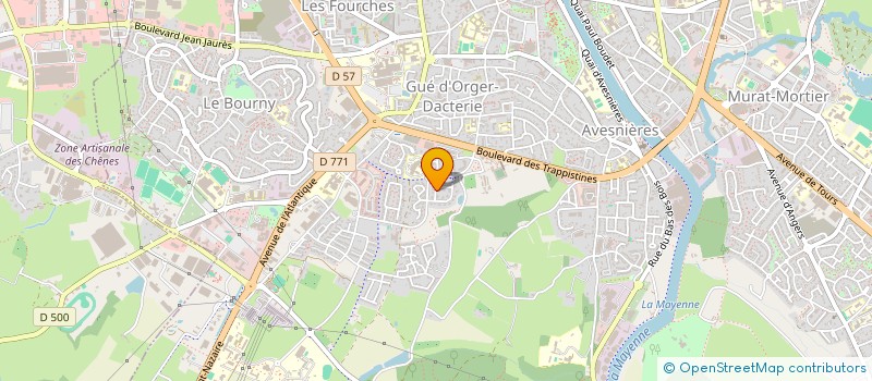 localisation de l'entreprise TRAM INVEST à LAVAL