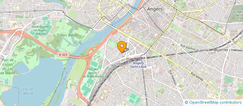 localisation de l'entreprise TRAM TERRAIN DE RECHERCHE ARTISTIQUE EN MOUVEMENT à ANGERS