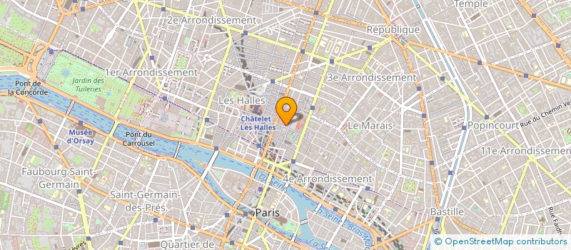 localisation de l'entreprise TRAM TRANSPORT à PARIS