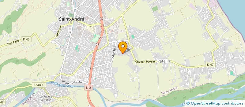 localisation de l'entreprise TRAMABAT  SAINT-ANDRE