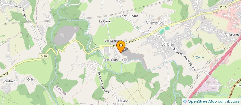 localisation de l'entreprise TRAMACO à CHAVANOD