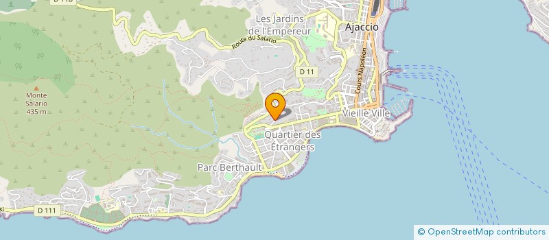 localisation de l'entreprise TRAMANDA à AJACCIO