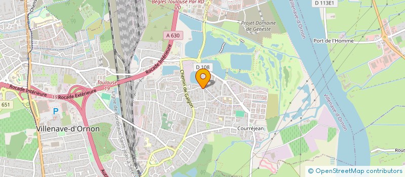 localisation de l'entreprise TRAMASSET  VILLENAVE-D'ORNON