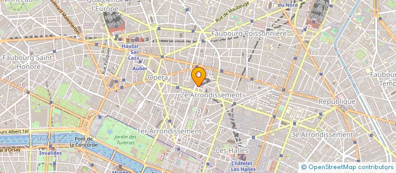 localisation de l'entreprise TRAMAT à PARIS