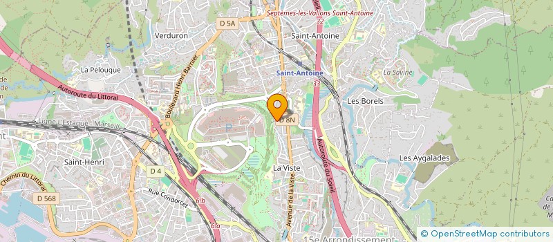 localisation de l'entreprise TRAME à MARSEILLE