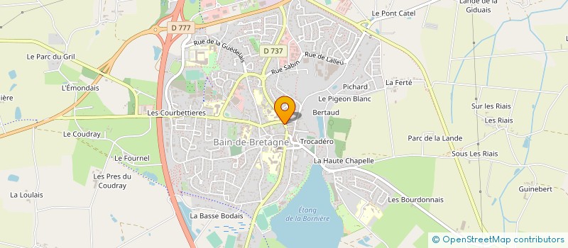 localisation de l'entreprise TRAME CONSTRUCTION  BAIN-DE-BRETAGNE