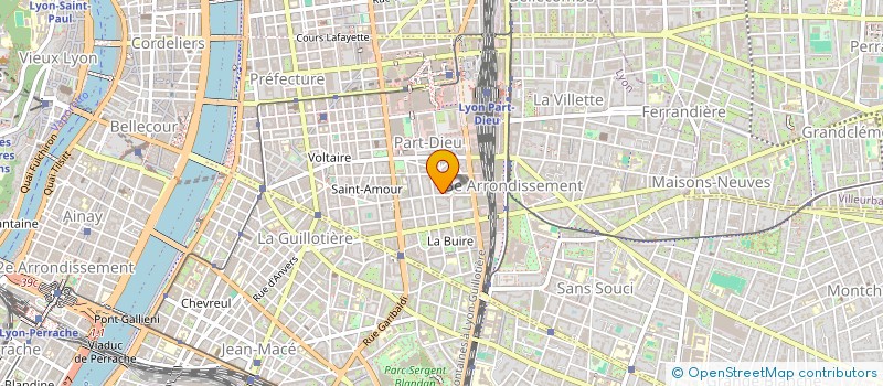 localisation de l'entreprise TRAME D'ENERGIE  LYON