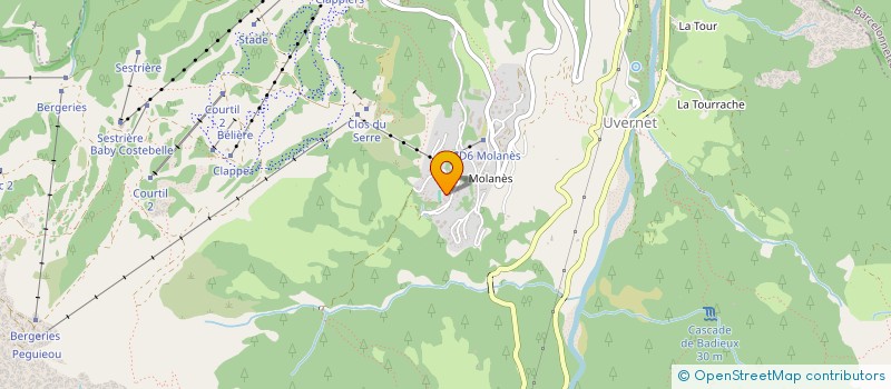 localisation de l'entreprise TRAME ENERGIES  UVERNET-FOURS